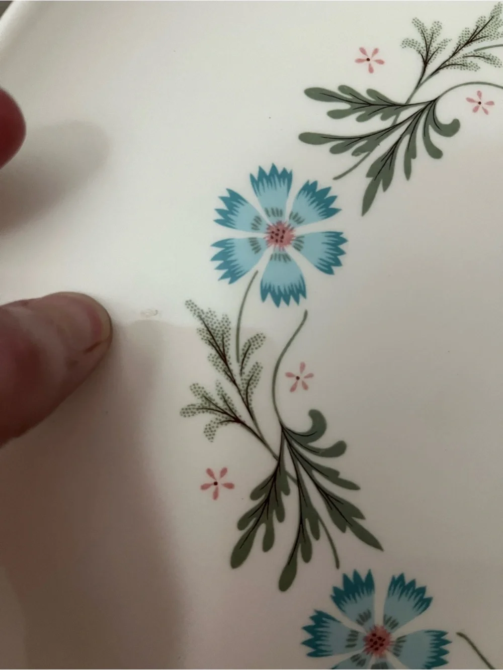 Vintage Taylor Smith & Taylor “Bridal Wreath” dinner plates set of four